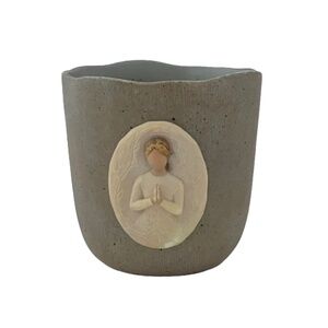 Strength, Beauty & Peace Each Day Votive Holder 2008 Willow Tree ANGELS LORDI